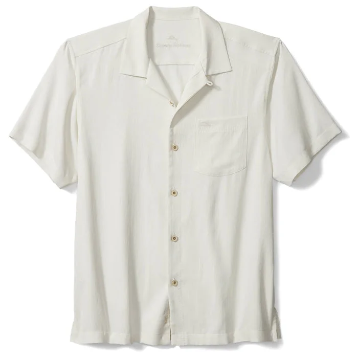 men's affordable dress shirts -Tommy Bahama Coastal Breeze Check Camp Shirt - Continental*