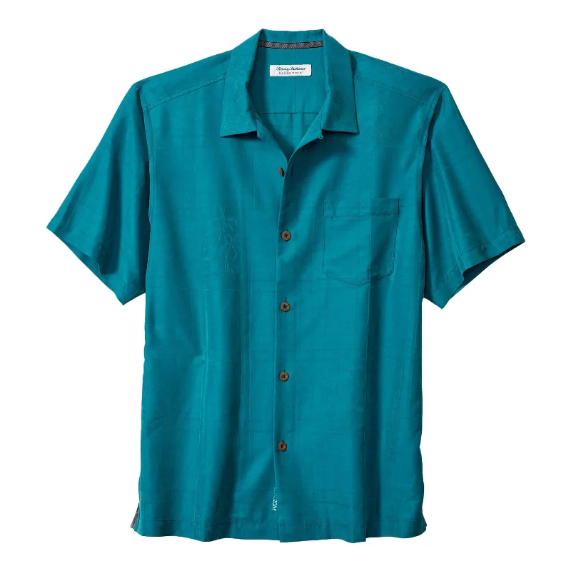 men's affordable dress shirts -Tommy Bahama IslandZone Coconut Point Palm Isle Camp Shirt - Academy