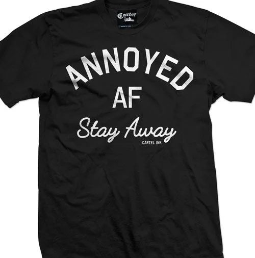 men's comfy basic tees -Annoyed AF Men's T-Shirt