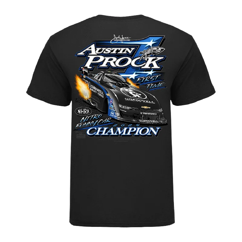 men's t-shirts for casual outings -Austin Prock 2024 Funny Car Champion T-Shirt