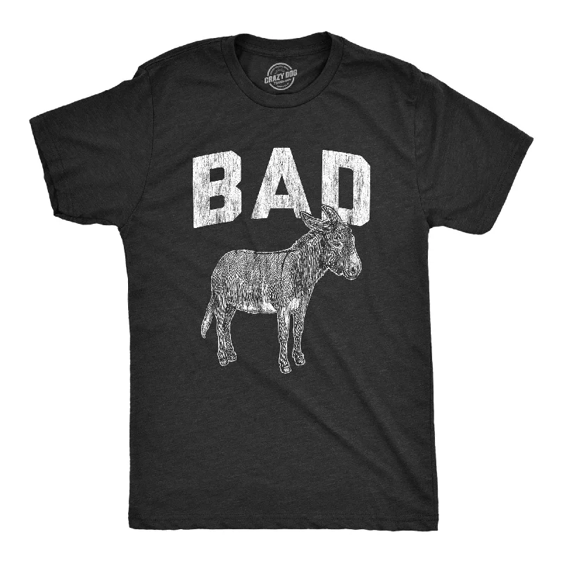 men's casual wear t-shirts -Bad Ass Men's T Shirt