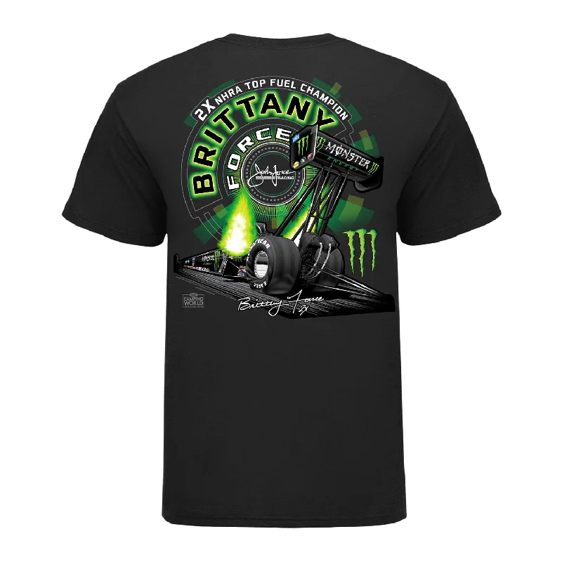 men's comfortable long-sleeve tees -Brittany Force Monster Ghost T-Shirt