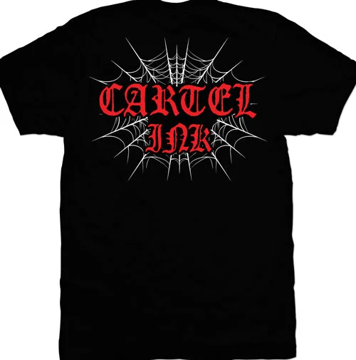 trendy casual t-shirts for men -Cartel Spider Mens T-Shirt