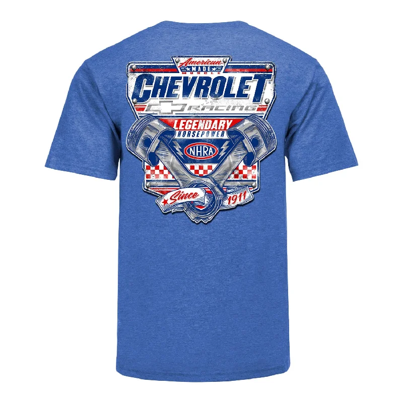 trendy t-shirts for men -Chevy Racing Retro T-Shirt