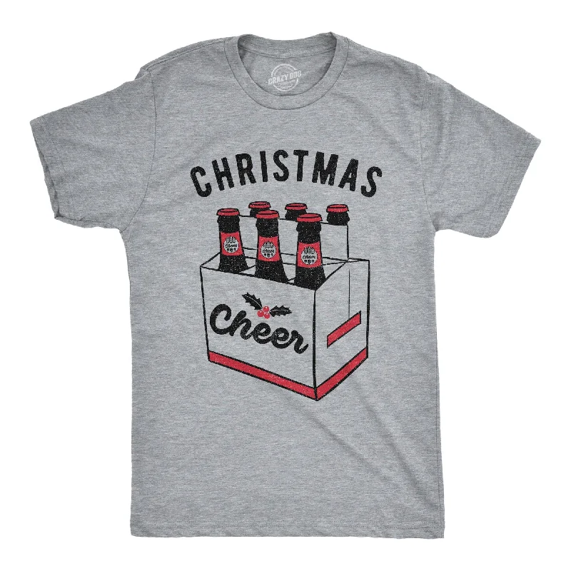 men's t-shirts for layering -Christmas Cheer Men's T Shirt