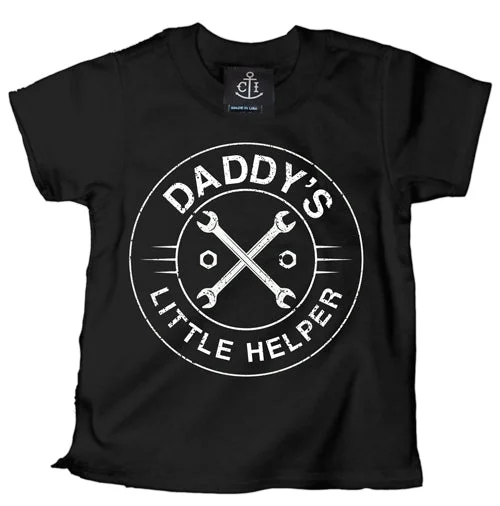 men's vintage graphic tee shirts -Daddy's Little Helper Kid's T-Shirt