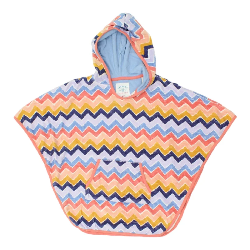 men's zip-up hoodies with pockets -Fat Face Boys Girls Colourful Patterned Towel Hoodie | Kids Designer Beachwear