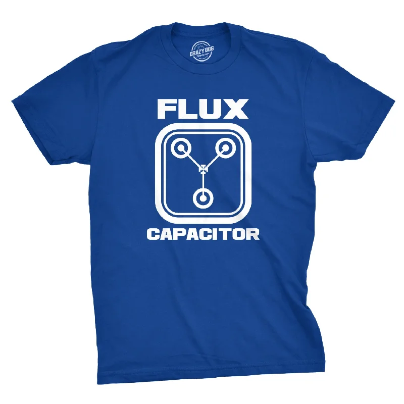 men's trendy cotton t-shirts -Flux Capacitor Men's T Shirt