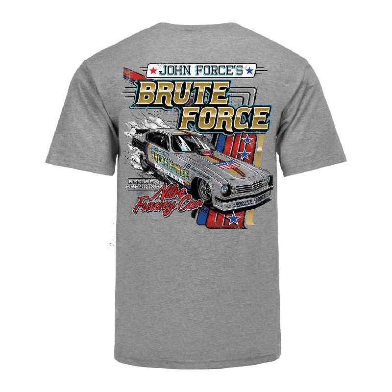 performance t-shirts for men -Retro Brute Force T-Shirt