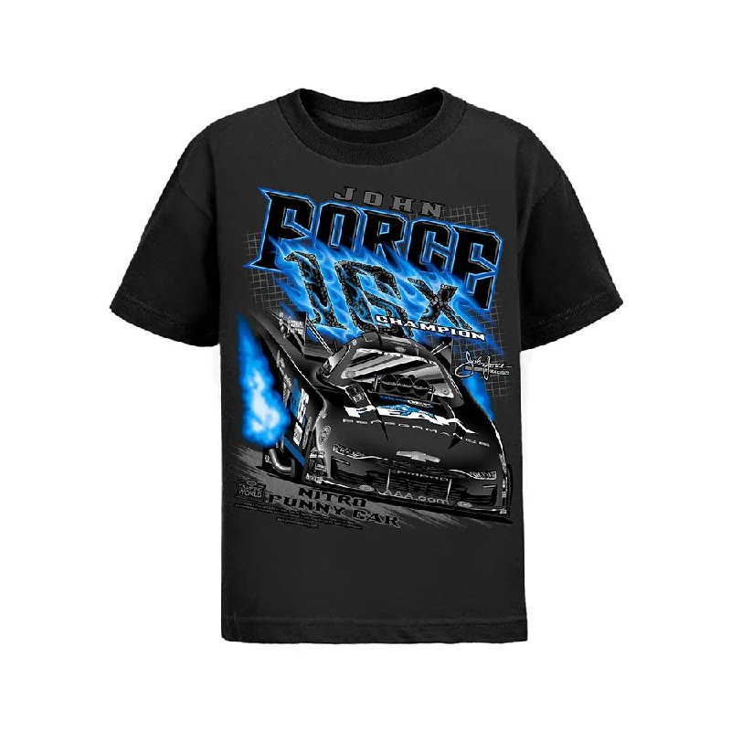 men's premium cotton t-shirts -Youth John Force Ghost T-Shirt