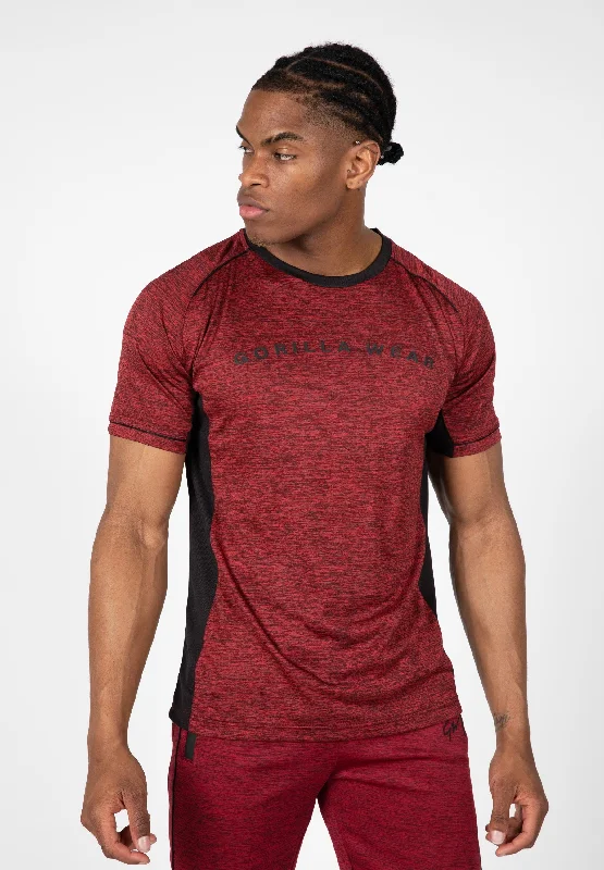 men's comfort t-shirts -Fremont T-Shirt - Burgundy/Black