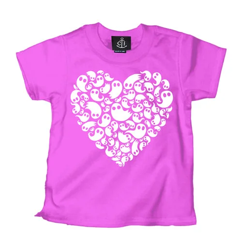 performance t-shirts for men -Ghost Heart Kid's T-Shirt