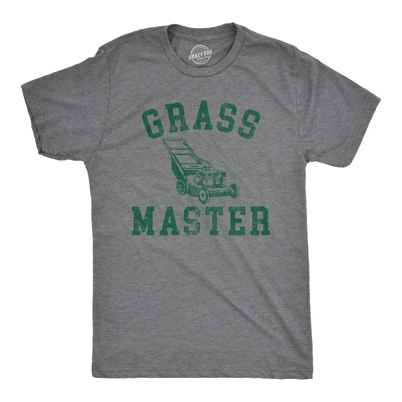 performance t-shirts for men -Grass Master Men's T Shirt