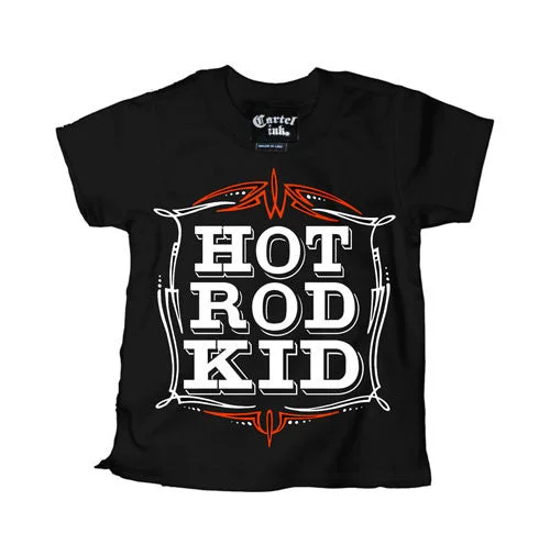 men's stylish printed tees -Hot Rod Kid Kid's T-Shirt