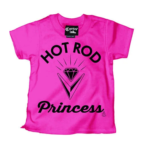 men's sports t-shirts -Hot Rod Princess Kid's T-Shirt