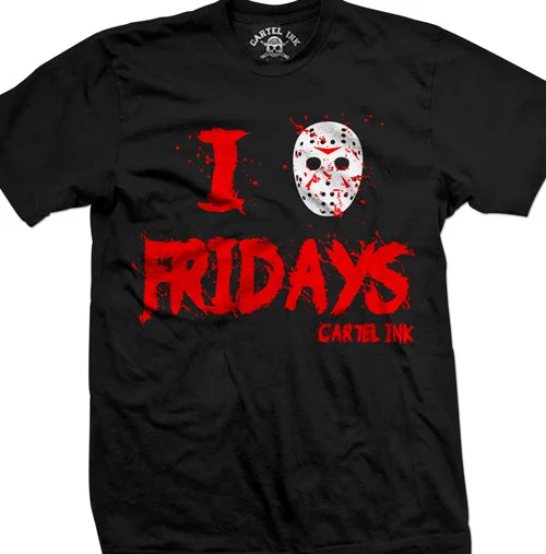 men's long-sleeve t-shirts -I Love Fridays Mens T-Shirt