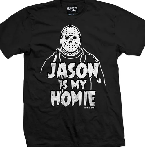 men's trendy casual tees -Jason is my Homie Men's T-Shirt