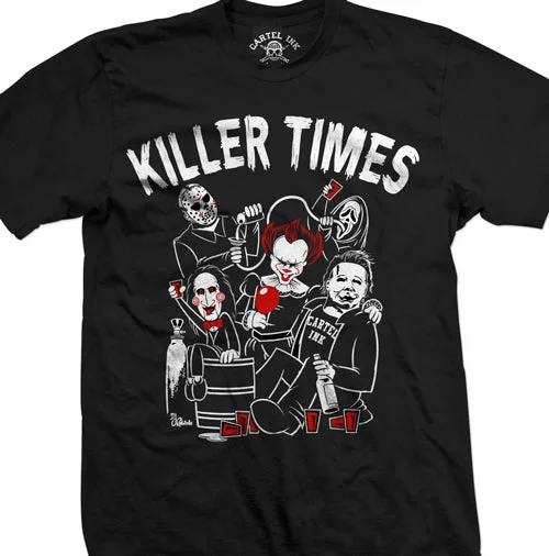 men's classic cotton tees -Killer Times Men's T-Shirt