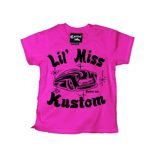 men's trendy graphic tees -Lil' Miss Kustom Kid's T-Shirt