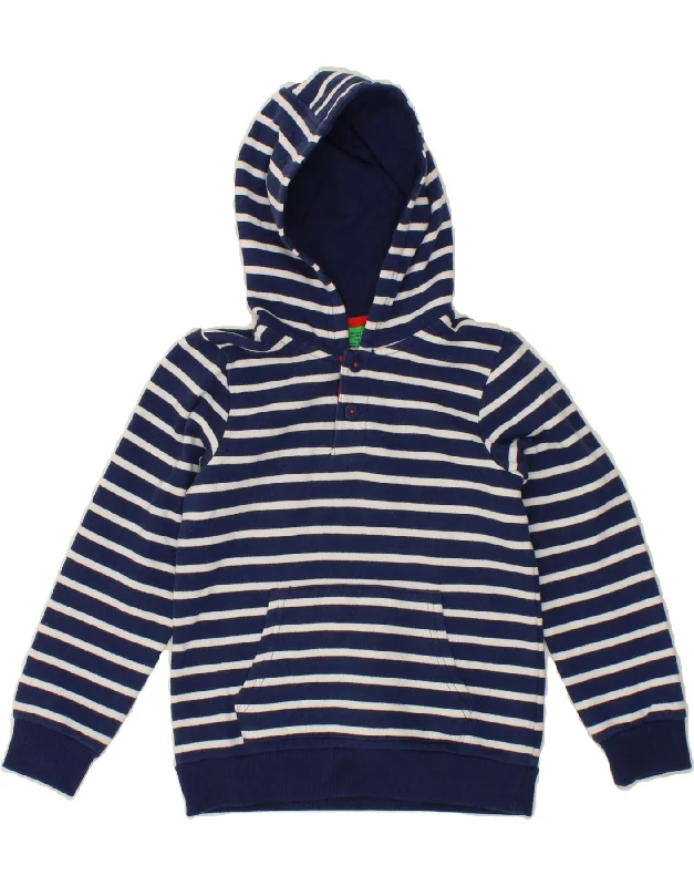 comfortable sweatshirts for everyday wear -MOUNTAIN WAREHOUSE Girls Button Neck Hoodie Jumper 7-8 Years Navy Blue