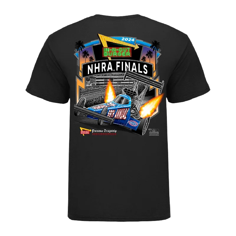 men's stylish casual t-shirts -In-N-Out Burger NHRA Finals Event Shirt- Black