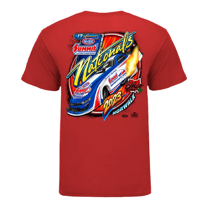 men's trendy casual tees -Summit Racing Equipment NHRA Nationals Event T-Shirt