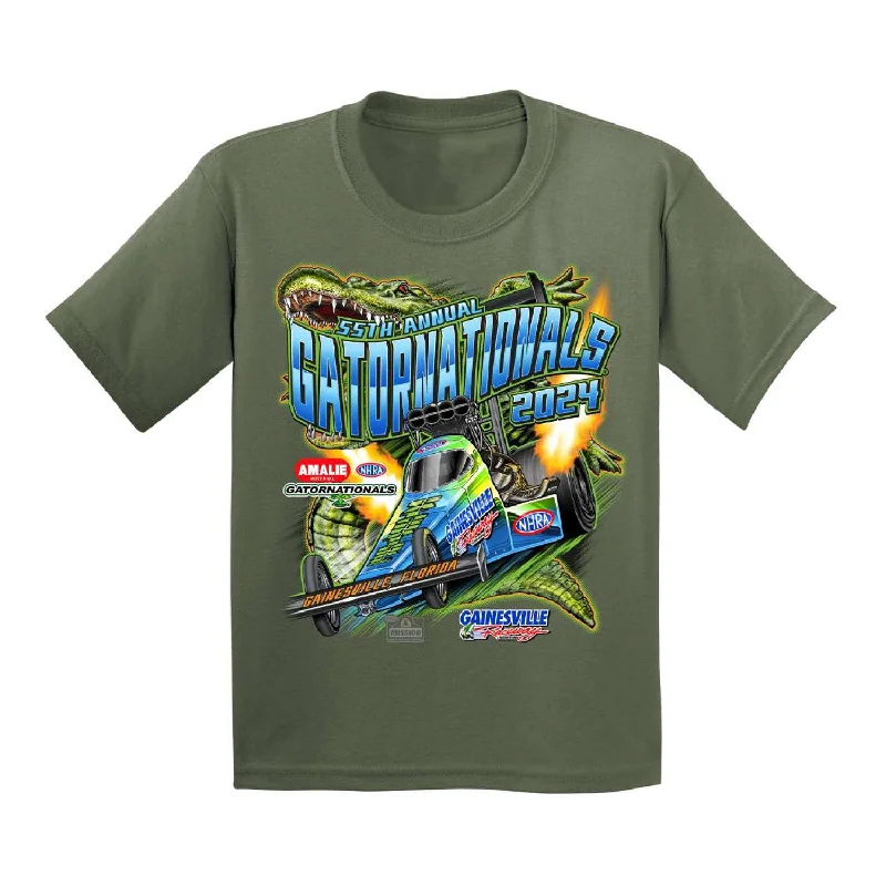 men's comfortable long-sleeve tees -AMALIE Motor Oil NHRA Gatornationals Event Youth Shirt