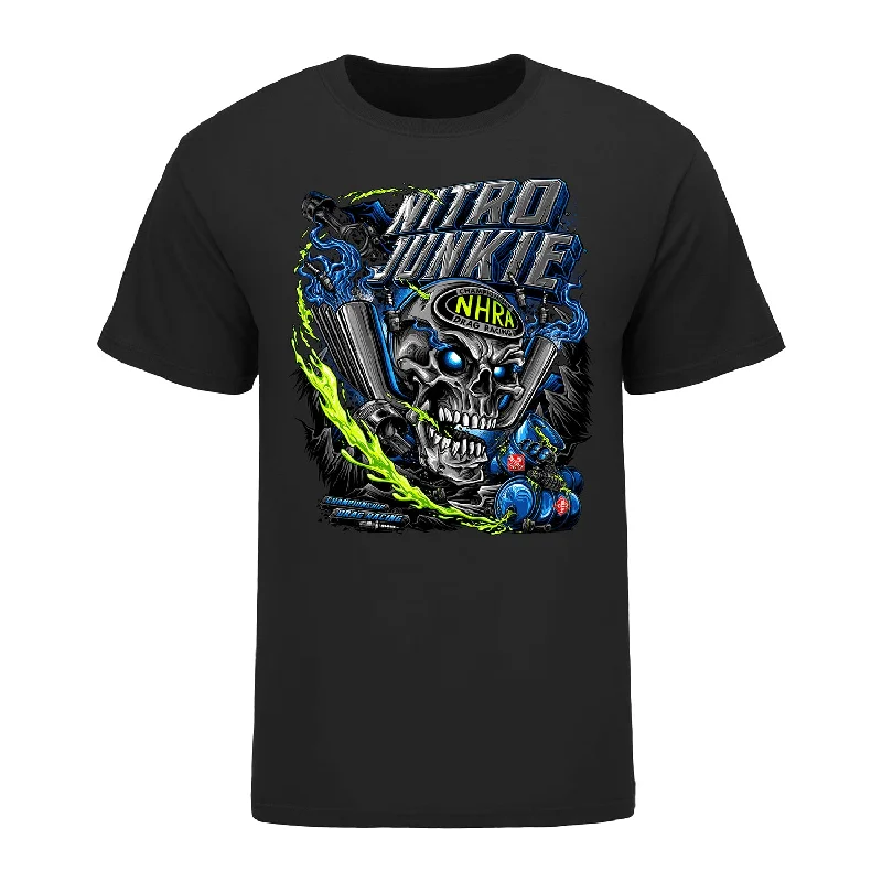 men's trendy graphic tees -Nitro Junkie T-Shirt