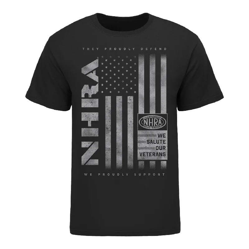 men's trendy casual tees -NHRA Veterans Day T-Shirt