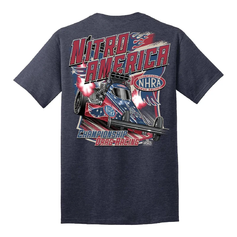 trendy t-shirts for men -NHRA Nitro Americana T-Shirt