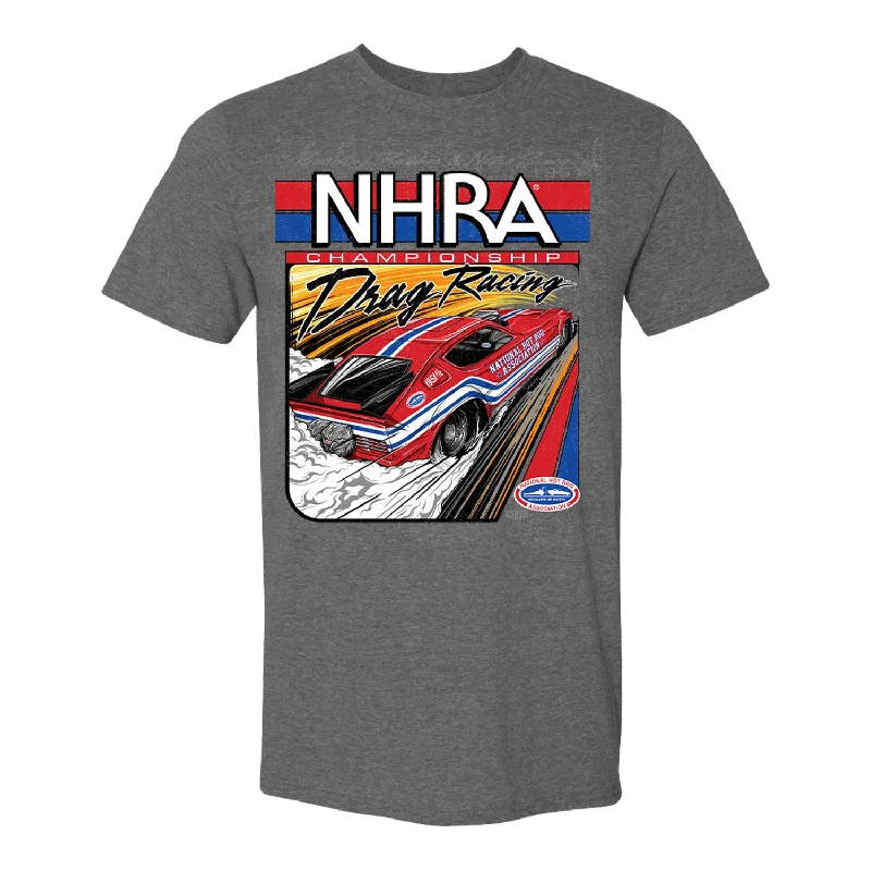 men's logo t-shirts -Retro NHRA CDR T-Shirt