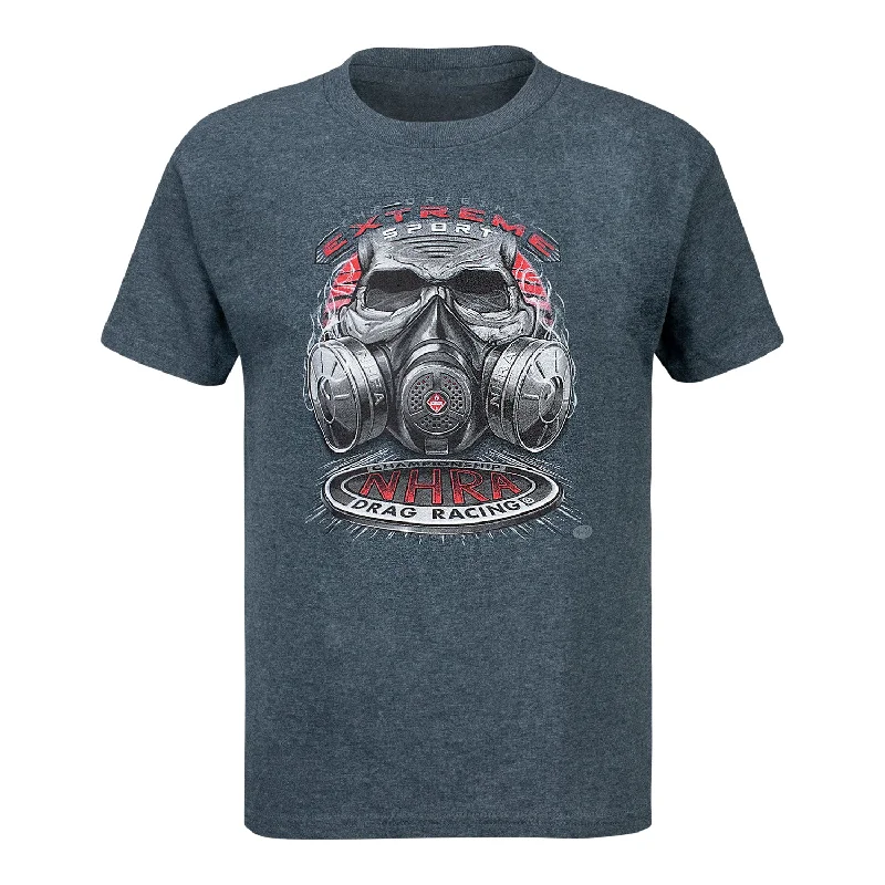 casual t-shirts for men -Youth Gas Mask T-Shirt