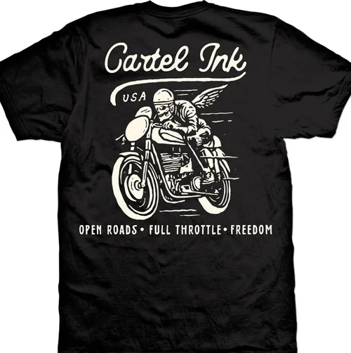 men's printed graphic t-shirts -Open Roads Men's T-Shirt