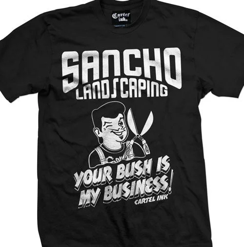 men's high-quality t-shirts -Sancho Landscaping Men's T-Shirt