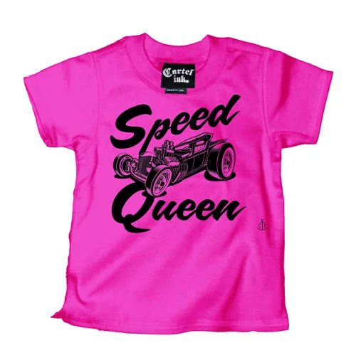 men's fun print t-shirts -Speed Queen Kid's T-Shirt