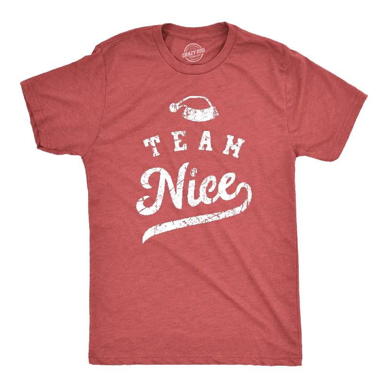 men's stylish casual t-shirts -Team Nice Men's T Shirt