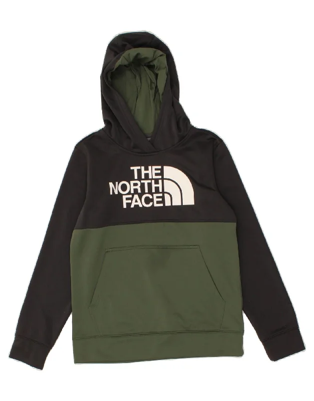 men's hoodie for weekend wear -THE NORTH FACE Boys Graphic Hoodie Jumper 11-12 Years Large Black