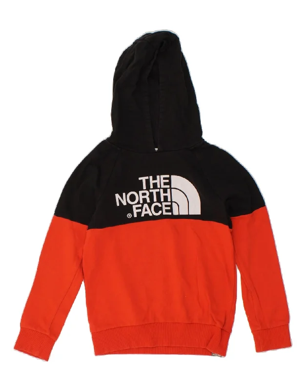 men's comfy oversized hoodies -THE NORTH FACE Boys Graphic Hoodie Jumper 9-10 Years Medium Black