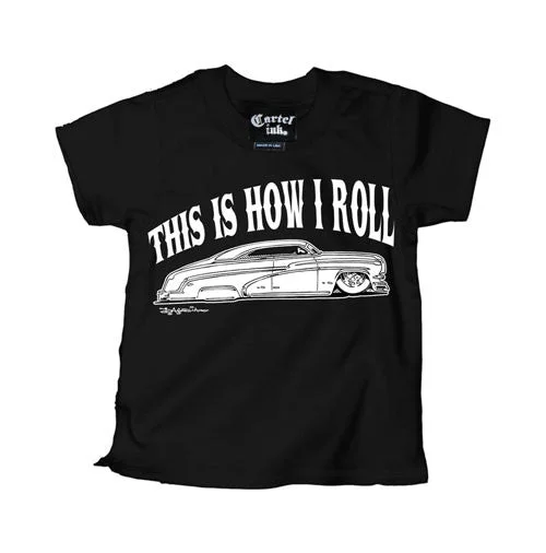 men's colorful graphic t-shirts -This Is How I Roll Merc Kid's T-Shirt