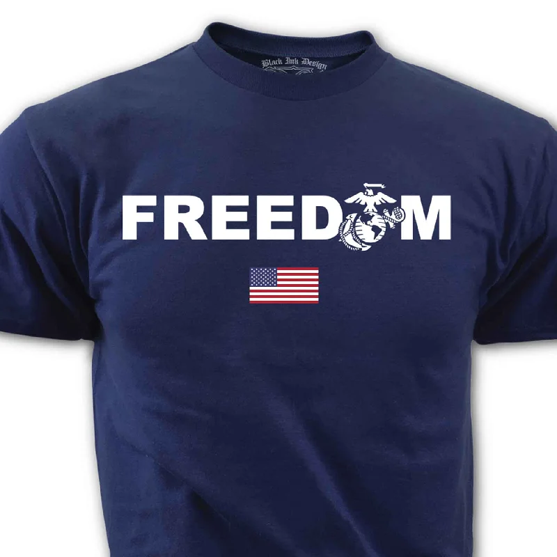 men's high-performance t-shirts -Red & Navy Freedom T-Shirts