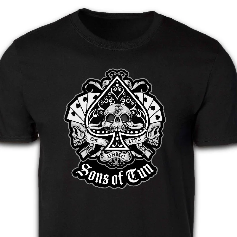 men's oversized t-shirts -Sons of Tun Spade Full Front T-shirt