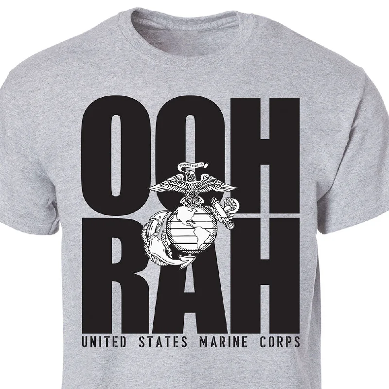 men's basic slim fit t-shirts -OOH RAH T-shirt