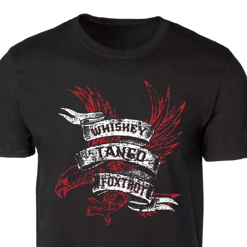 men's long-sleeve t-shirts -Whiskey Tango Foxtrot T-shirt