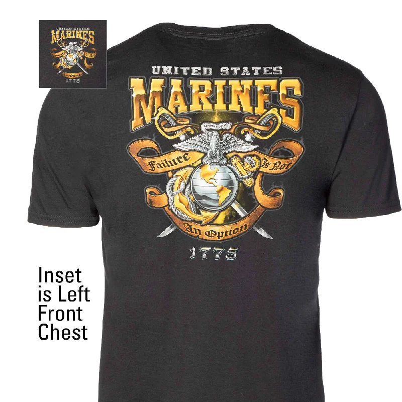 men's cotton t-shirts -USMC 1775 T-shirt