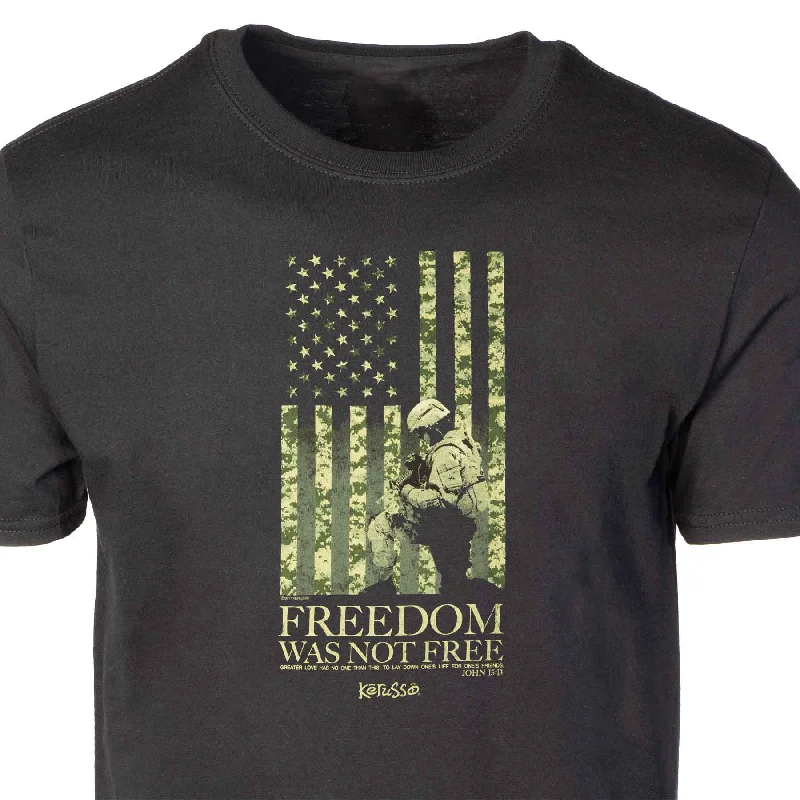 printed cotton t-shirts -Freedom Was Not Free T-shirt