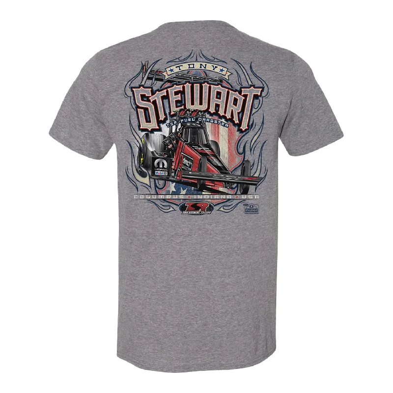 men's long-sleeve cotton t-shirts -Tony Stewart Americana T-Shirt