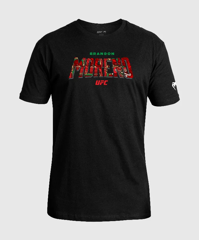 men's high-performance t-shirts -UFC Unrivaled by Venum Brandon Moreno Men’s T-Shirt - Black