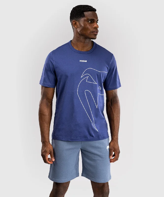 men's workout t-shirts -Venum Giant Connect T-Shirt - Royal Blue