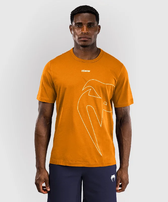 men's stylish casual t-shirts -Venum Giant Connect T-Shirt - Tangerine