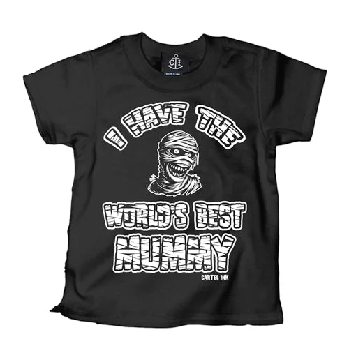 men's basic slim fit t-shirts -World's Best Mummy Kid's T-Shirt